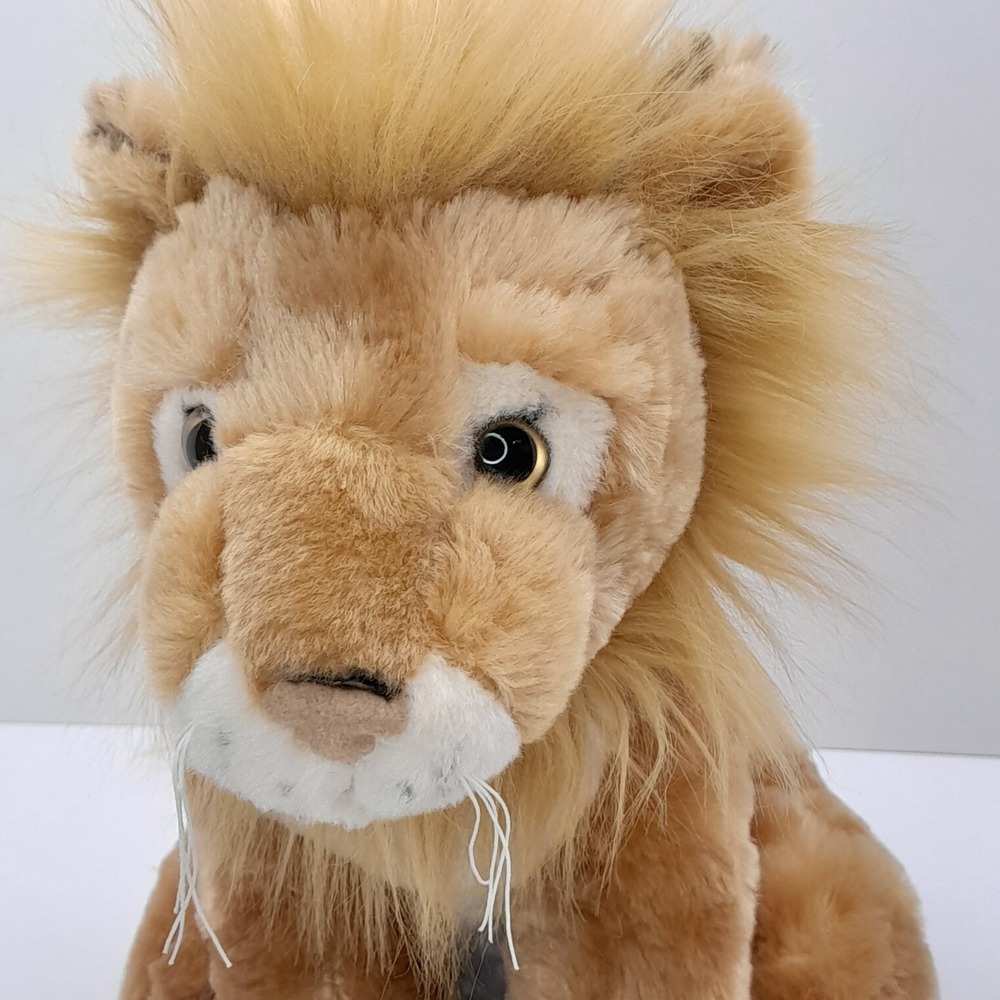 Fiesta Sitting BB Lion Plush Stuffed Animal Toy 10" Tan Soft #A49299 - Picture 3 of 10